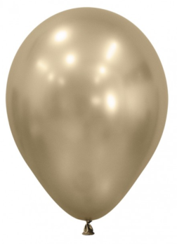 Latexballon - Farbe: Nebel Gold, reflex, schimmernd - je ø 30cm